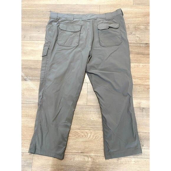 Duluth Trading Co Cargo Mens 46x30 Gray Flex Dry On The Fly Outdoor Pants - Picture 8 of 9